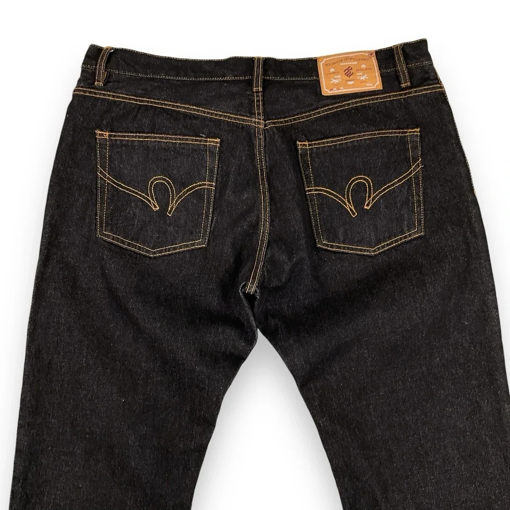 Rocawear Jeans Men 40x34 (ACTUAL 40x31.5) Black Straight Leg Baggy Loose Y2K